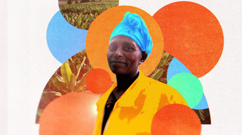 original Smallholder Farmer: In Ethiopia’s Southern Regional State, Askalech is part of one of 15 pioneering Gender Model Families (GMFs). Alongside her husband and three daughters, she has transformed her household into a model of gender equality and agricultural resilience – inspiring neighbors across her community. Photography: Eduardo Soteras