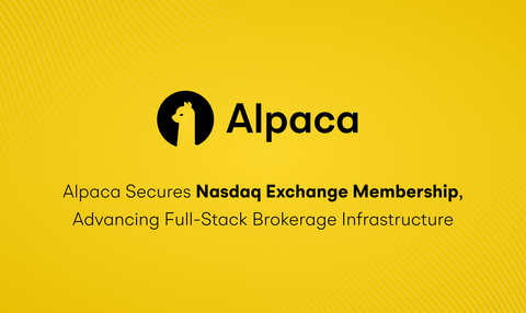original Alpaca's Nasdaq membership, along with its recent Fixed Income Clearing Corporation (FICC) and the Options Clearing Corporation (OCC) memberships, marks the company’s growing role as a recognized market participant.