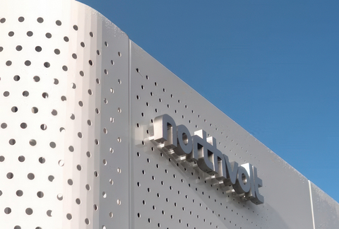 thumbnail Former Northvolt signage on the exterior of Lyten’s newly acquired Dwa BESS Manufacturing Facility in Gdańsk, Poland—marking the transition to Lyten’s European energy storage operations.