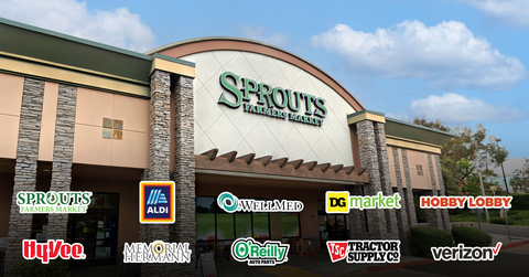 original Sprouts Farmers Market and other national tenants included in JRW Realty’s Q3 2025 acquisitions for institutional buyers.