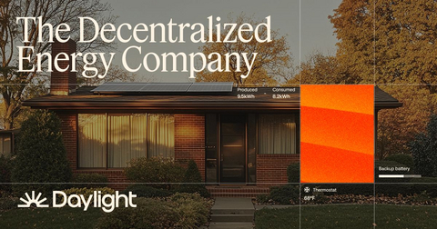 original Daylight Raises $75M, Led by Framework Ventures, to Scale its Decentralized Energy Network