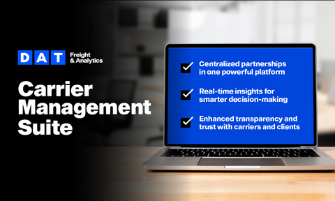 original DAT introduces Carrier Management Suite, integrating carrier vetting into DAT One