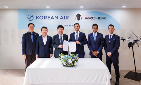 original Korean Air and Archer executives at October 20th signing ceremony commemorating exclusive partnership aimed at working towards jointly commercializing Archer’s Midnight eVTOL aircraft to address multiple national priorities across Korea