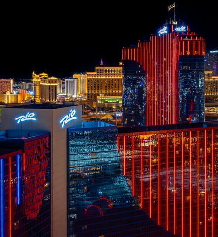 original Peachtree Group completed more than $2.0 billion in private credit transactions through September 2025 across 77 deals, including financing for the Rio Hotel & Casino in Las Vegas, Nev. (pictured).