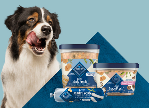 original Love Made Fresh is available in two convenient forms to fit your dog's needs and your budget.