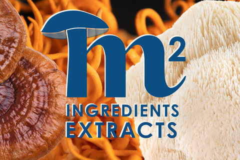 original M2 Ingredients will debut LionXtract™, ReiExtract™, CordyExtract™, and Myco-Six™ at SupplySide West & Food Ingredients North America, October 28–30 in Las Vegas