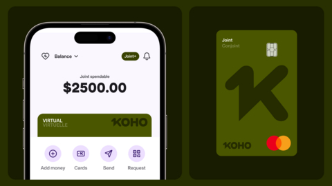 KOHO Joint account.