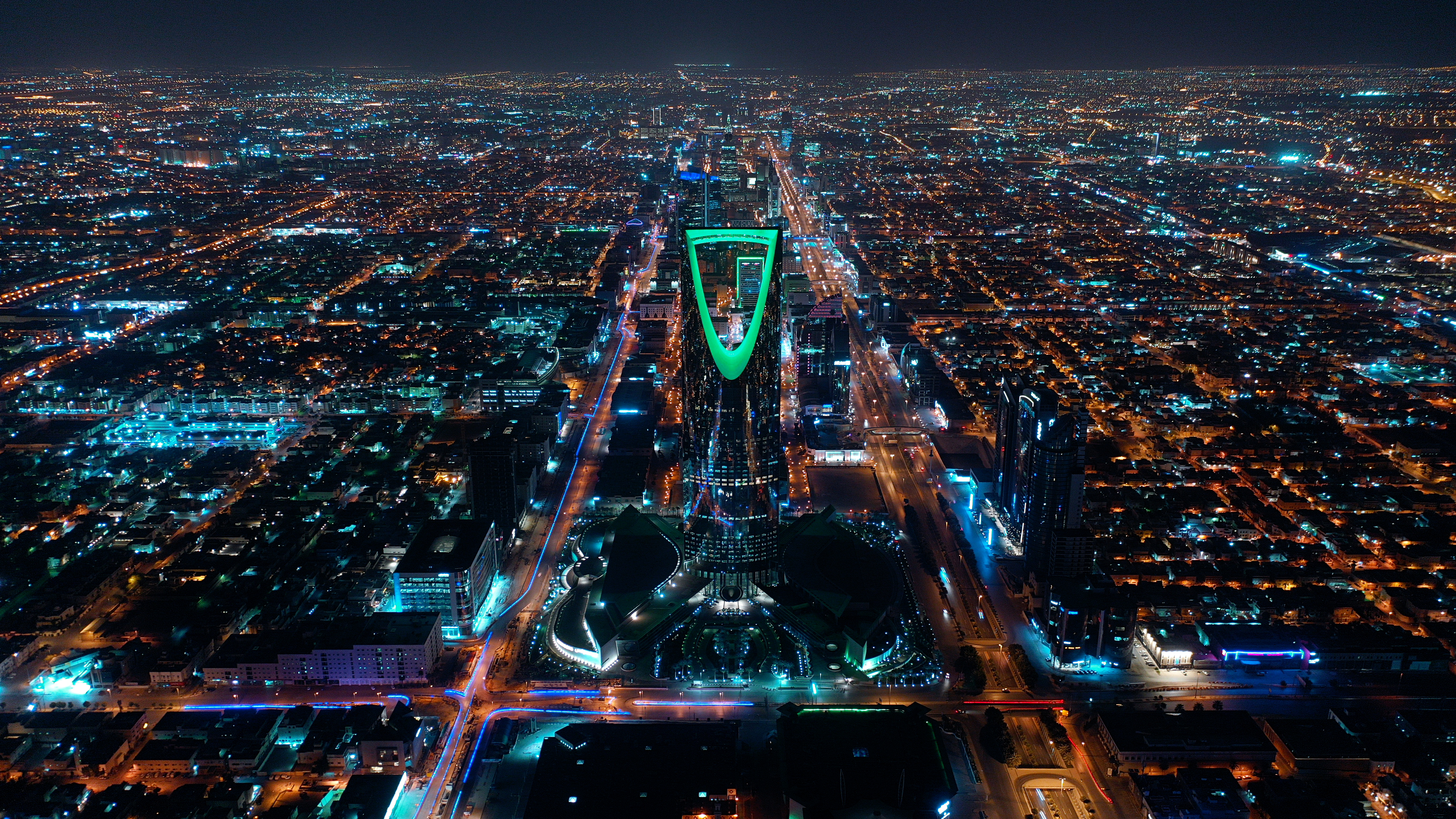 Riyadh Nighttime View