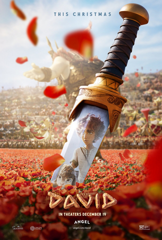 original Teaser Poster Artwork for DAVID Film - in theaters December 19