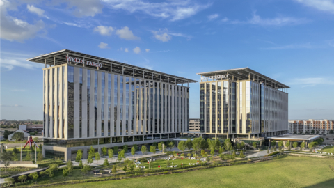 original Exterior of Wells Fargo's new campus in the Dallas-Fort Worth area. (Photo: Wells Fargo)