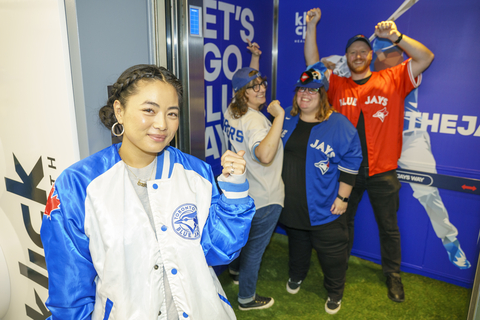 original Blue Jays fever reached new heights at Klick Health yesterday, after the health marketing agency turned one of its Toronto office elevators into a fan zone for its employees and kicked-off a contest to win World Series tickets. The special-edition "#ElevateTheJays" pop-up is decked out in AstroTurf and rally art, while the American League Division Champ’s #WantItAll video plays on the integrated media screen.