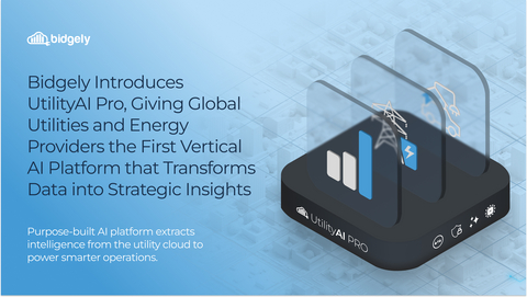 Bidgely introduces UtilityAI Pro™, the first and most comprehensive vertical AI platform designed specifically for utilities.