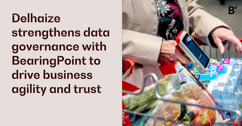 original Delhaize, the well-known supermarket chain operating across Belgium and Luxembourg and part of the Ahold Delhaize Group, strengthens data governance with BearingPoint to drive business agility and trust.