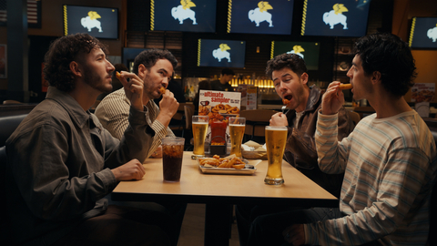 original The iconic brothers, all four of them, share their four favorite appetizers to create their perfect Buffalo Wild Wings Ultimate Sampler.