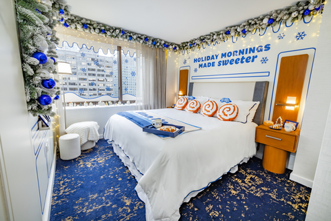 thumbnail The Pillsbury Let It Dough Suite at Club Wyndham Midtown 45 is a first-of-its-kind, whimsical, cottage-core inspired retreat designed to feel like the sweetest holiday home-away-from-home in the heart of New York City.