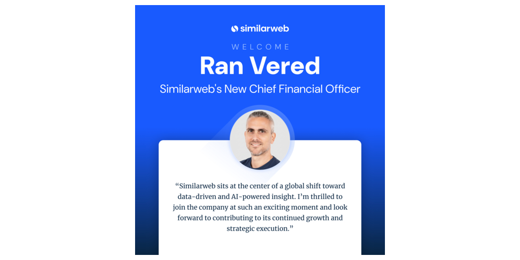 Similarweb Names Ran Vered Chief Financial Officer