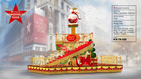 original Macy’s and Lindt bring elegance and spectacle to the 99th Macy's Thanksgiving Day Parade® with the debut of the Lindt “Master Chocolatier Ballroom” float