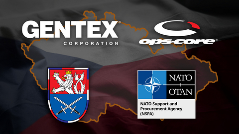 original Gentex Corporation has been selected by the Czech Ministry of Defence to deliver next-generation Ops-Core integrated ballistic helmet systems and AMP® Communication Headsets to soldiers across the Czech Armed Forces. The contract includes Ops-Core’s lightweight ballistic helmets, engineered for modern tactical operations, paired with a full suite of advanced, interoperable accessories including AMP Communication Headsets with Push-to-Talk capability, ballistic visors, full-face shields, mandible protection, and SOTR respirators with integrated microphones for contaminated environments.