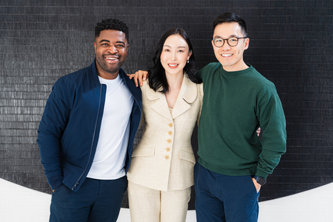 original Eric Agyemang (Founder & Managing Partner), Shelley Li (Principal) and Billy Lai (CFO & Venture Partner), Maple Bridge Ventures.