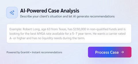 GrantAI instant recommendations