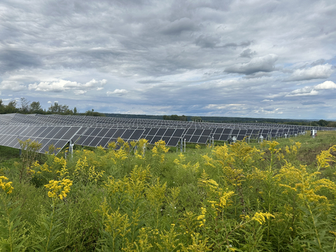 original GS Power Partners' Hof Community Solar Project combines clean power generation with ecological stewardship and educational initiatives.