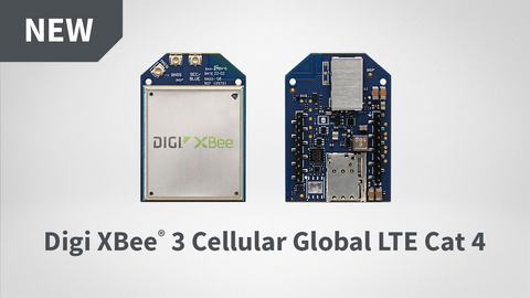 original Digi International Announces Digi XBee 3 Global LTE Cat 4 Cellular Modem for IoT Applications