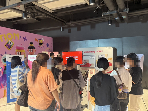Mobile entertainment font platform Bakey participated in the Bangkok Illustration Fair 2025, its first overseas exhibition since the rebranding (Photo: Sandoll)