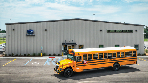 Press Photo/Caption: Central States Bus Sales opened a new Sales, Parts and Service Center in Prattville, Alabama, to serve school bus customers in the state. The school bus distributor built a 15,000 square-foot facility creating 20 new jobs in the local community. Central States Bus Sales has been an authorized Blue Bird school bus dealer for the past 50 years. (Image provided by Blue Bird Corporation)