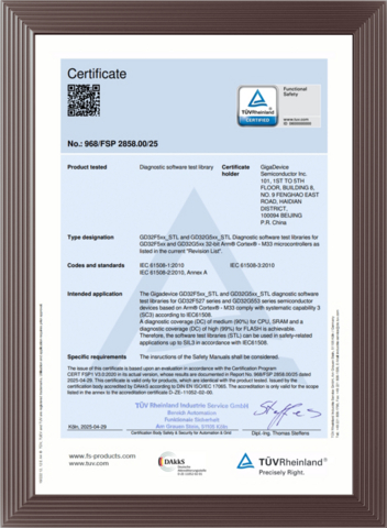 original Certificate