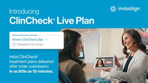 ClinCheck® Live Plan represents a major technological milestone in the Align™ Digital Platform, that can reduce the Invisalign treatment planning cycle from days to minutes and lead to patients starting treatment faster.