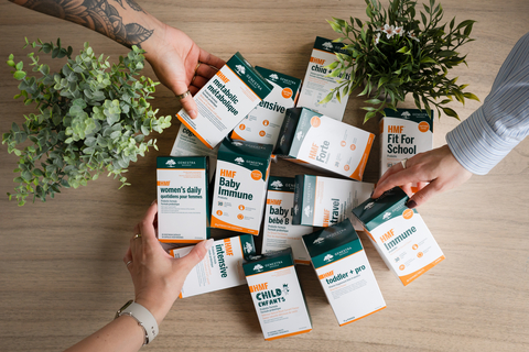 original Genestra Brands® HMF Probiotics available on Amazon.