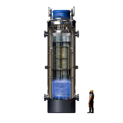 Hadron 'Halo' Microreactor visual depiction