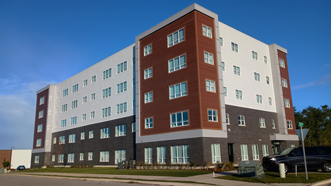 original Exterior photo of Victories Square. Photo Credit: Community Housing Network