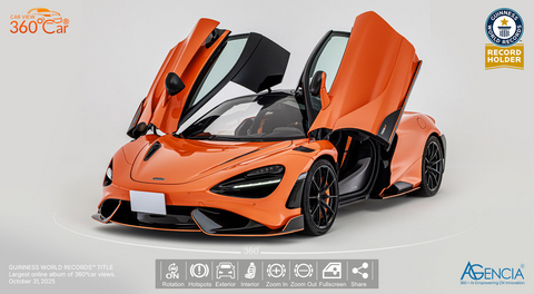 thumbnail AGENCIA’s 360°Car® platform: combining AI and imaging technology to deliver next-generation automotive visualization.