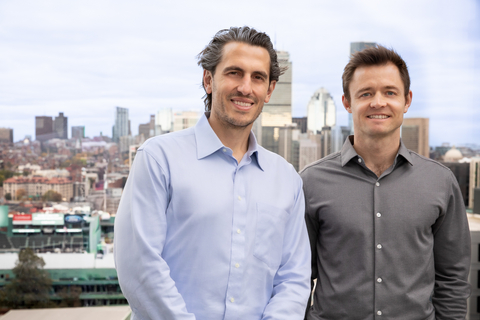 Pierce Ogden, CTO (left) and Gleb Kuznetsov, CEO (right) of Manifold Bio (photo by Marissa Fiorucci)
