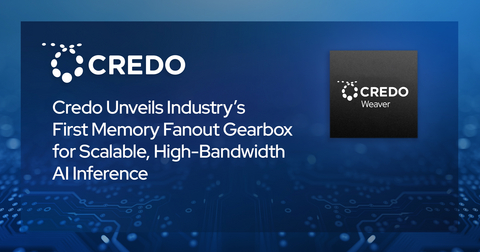 Credo introduces Weaver, a memory fanout gearbox engineered to overcome the memory bottlenecks in AI inference workloads. The first product in Credo’s OmniConnect family, Weaver boosts memory bandwidth and throughput to deliver scalability and efficiency for next-generation data center and AI applications.