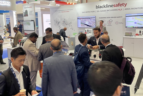thumbnail Blackline Safety exhibiting at ADIPEC 2024 in Abu Dhabi, UAE.