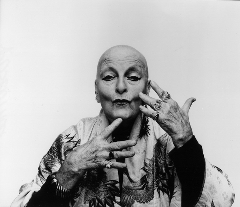 Rare works of art, fine jewelry, stage-worn garments and personal artifacts from the estate of acclaimed performance artist and eco-feminist Rachel Rosenthal will head to online auction on November 11. www.abell.com (Photo of Rachel Rosenthal by Michael Childers)