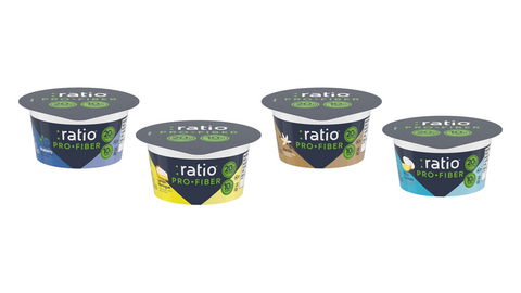 Fuel your day with :ratio Pro-Fiber — the new dairy snack delivering key nutrients and flavor-forward varieties including Vanilla, Blueberry, Lemon Meringue, and Piña Colada.