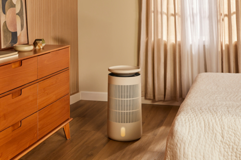 original The Blueair 2-in-1 Pro is a multi-function air purifier and humidifier with the first-ever smart skin mode, designed to adjust humidity levels based on room temperature and the natural day-to-night rhythm.