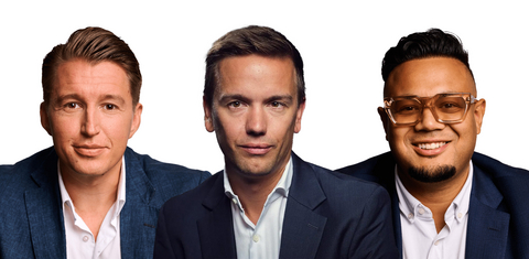 original From left to right: Diederick Venekamp, Founding Partner, VB Risk Advisory; Rob McDowell, CEO, 4most; and Guillamo Bonapart, Founding Partner, VB Risk Advisory.