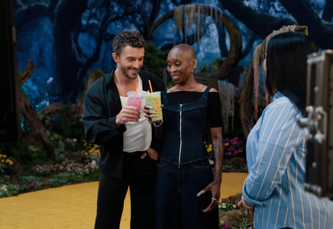 thumbnail A cinematic Dunkin’ “End Credits Scene,” a tongue-in-cheek imagining of what might happen if the world of Wicked collided with Dunkin’, starring Cynthia Erivo as Elphaba and Jonathan Bailey as Fiyero
