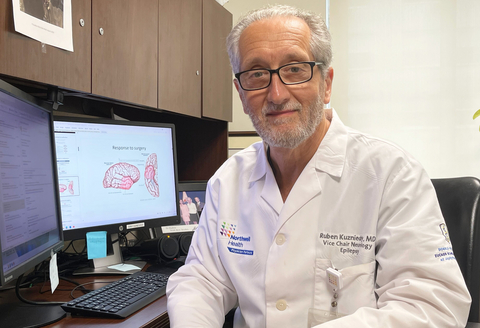 Dr. Ruben Kuzniecky led the study. (Credit: Feinstein Institutes).