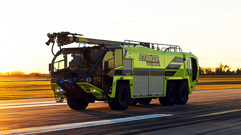 Oshkosh Corporation was selected as a CES Innovation Awards Best of Innovation recipient in Travel & Tourism Category for its Oshkosh® Airport Products Striker® Volterra™ Electric Airport Rescue and Fire Fighting Vehicle, which has 28 percent faster acceleration compared to its traditional diesel ARFF for speed to scene when seconds matter.