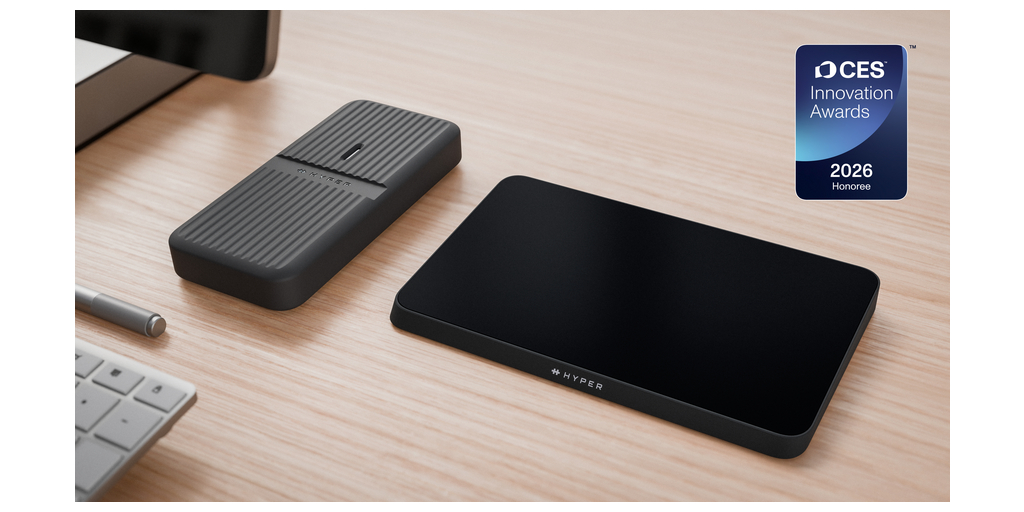  Hyper® ottiene due riconoscimenti CES 2026 Innovation Awards® per i suoi innovativi accessori tecnologici