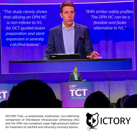 "With a similar safety profile, OPN can be a feasible and faster alternative to IVL." Dr. M. Bossard, Senior Physician at Luzerner Kantonsspital, Switzerland