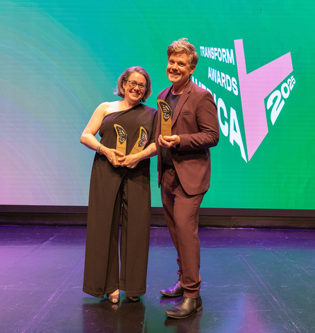 Lauren Tannenbaum, Senior Vice President and Group Lead; Matt Brehony, Vice President; Joe Smith Brand Consultancy. (Transform Awards North America 2025)