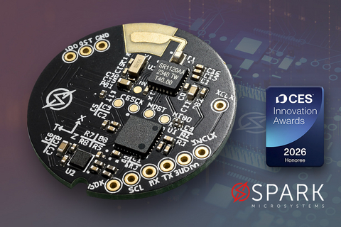 thumbnail SPARK's SR1120 LE-UWB™ wireless transceiver, selected as an Honoree for the CES® 2026 Innovation Awards