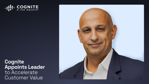 thumbnail Cognite appoints Amish Sabharwal as Managing Director, Industry Solutions and Strategic Projects.