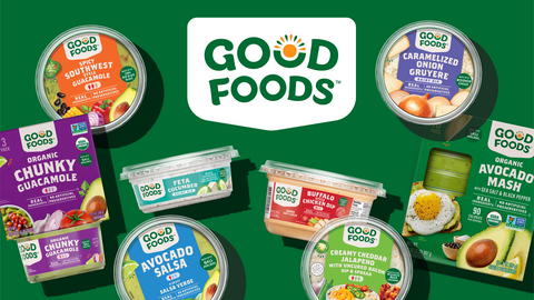 Good Foods has revealed a refresh of its brand identity. From delicious products made with real ingredients to a vibrant, welcoming design system, every detail is crafted to inspire consumers and celebrate the joy of sharing food. Updated packaging across the brand’s portfolio of products is hitting shelves now at retailers nationwide.